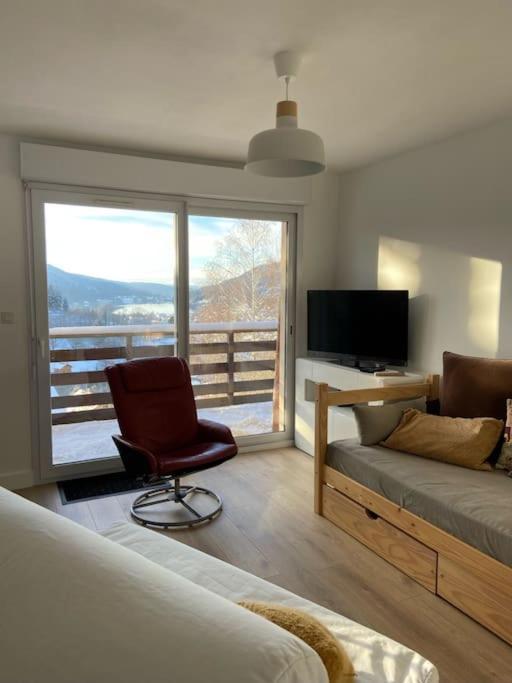 F3 Superbe Vue Lac, Grand Balcon, Ambiance Nature Gerardmer Ngoại thất bức ảnh