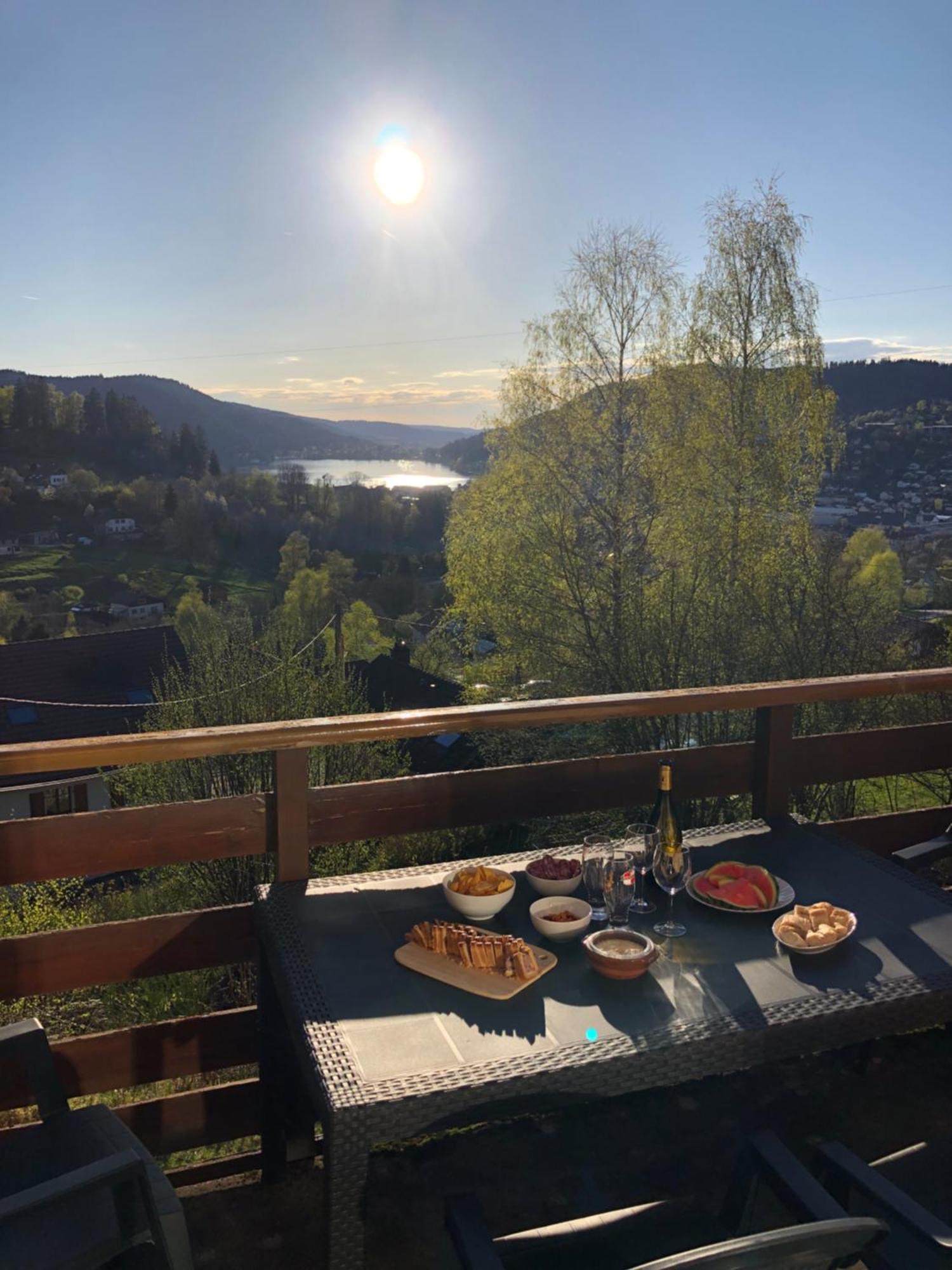 F3 Superbe Vue Lac, Grand Balcon, Ambiance Nature Gerardmer Ngoại thất bức ảnh